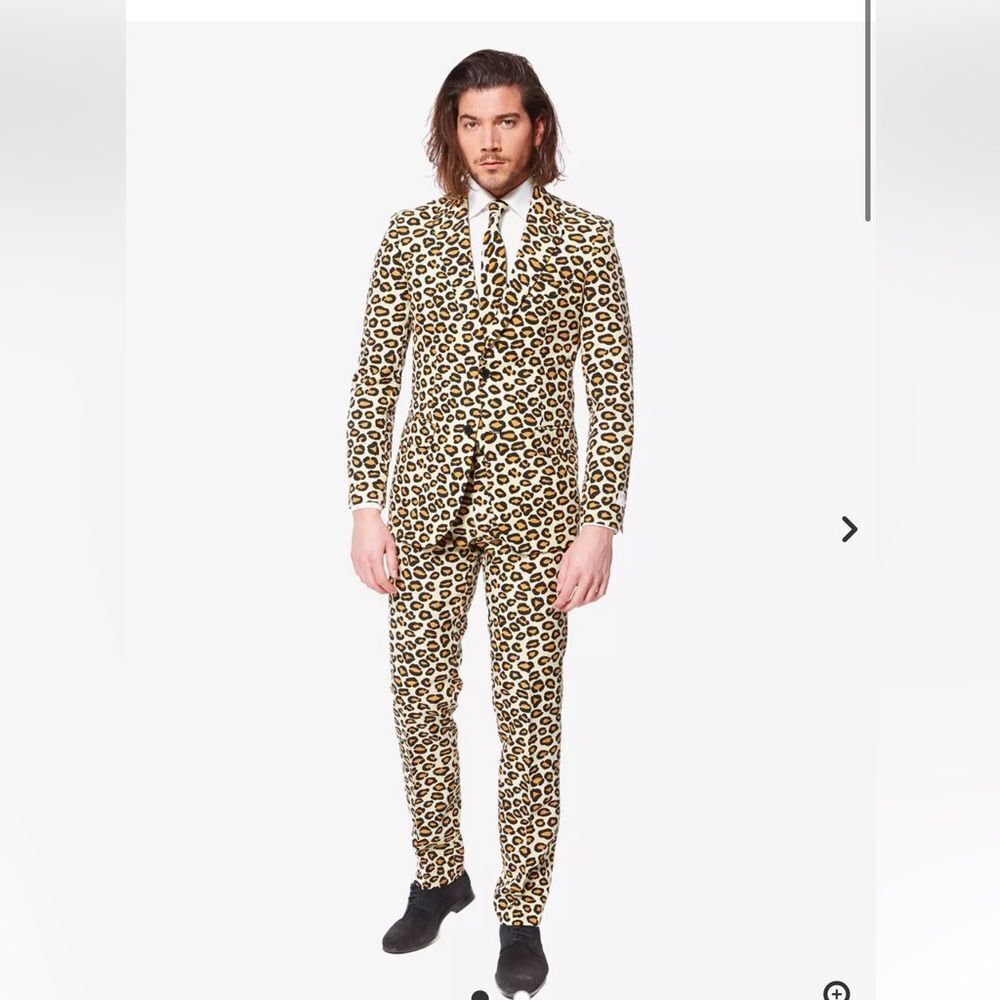 OppoSuits Men's The Jag Animal Suit (pants and blazer)